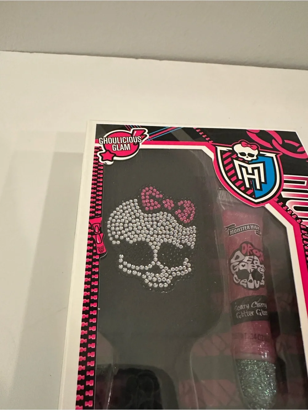 Monster High Real Hairbrush - Compact-Ghoul’s Jewels Beauty Set-Collectors Item